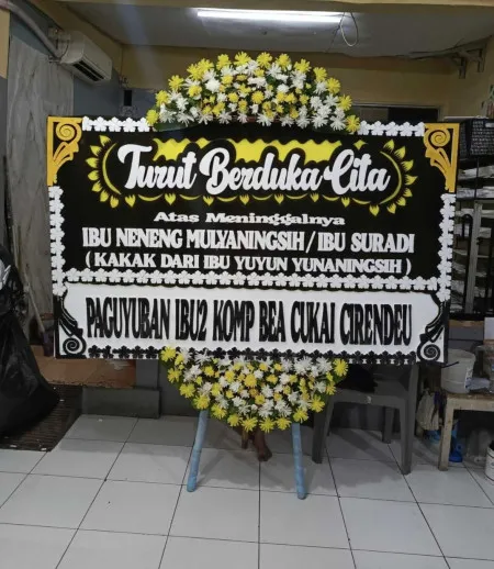 Papan Bunga Duka Mekarjaya Compreng